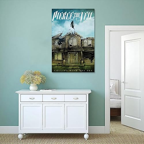 Miniatura 4 de MAIX - Póster de Pierce The Veil Collide With The Sky, arte de pared, para sala de estar, dormitorio, 12 x 18 pulgadas (11.8 x 17.7 in), estilo sin