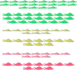 80Pcs Quick Sewing Inserter Auto Needle Threader Fish Type Sewing Tools,Automatic Sewing Needle Threader,Simple Needle Threader Tool,Upgrade Quick Sewing Machine Loop.(Three-Colour)