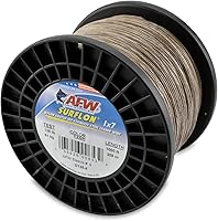 Vista 23 de Alambre de pesca americano Surflon recubierto de nailon 1x7 de acero inoxidable, línea líder de pesca para agua salada, prueba de 10 libras - prueba