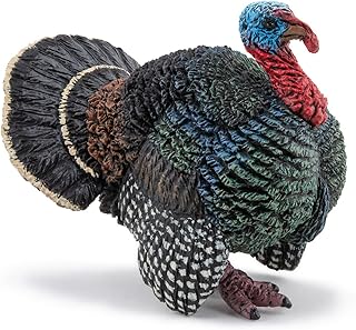 PAPO - Turkey Figurine - Ages 3+ - Realistic Hand-Painted Farm Animal Toy - Highly Detailed Bird Model - Durable & Safe - Educational & Collectible - Ideal for Kids & Collectors - Gift Idea