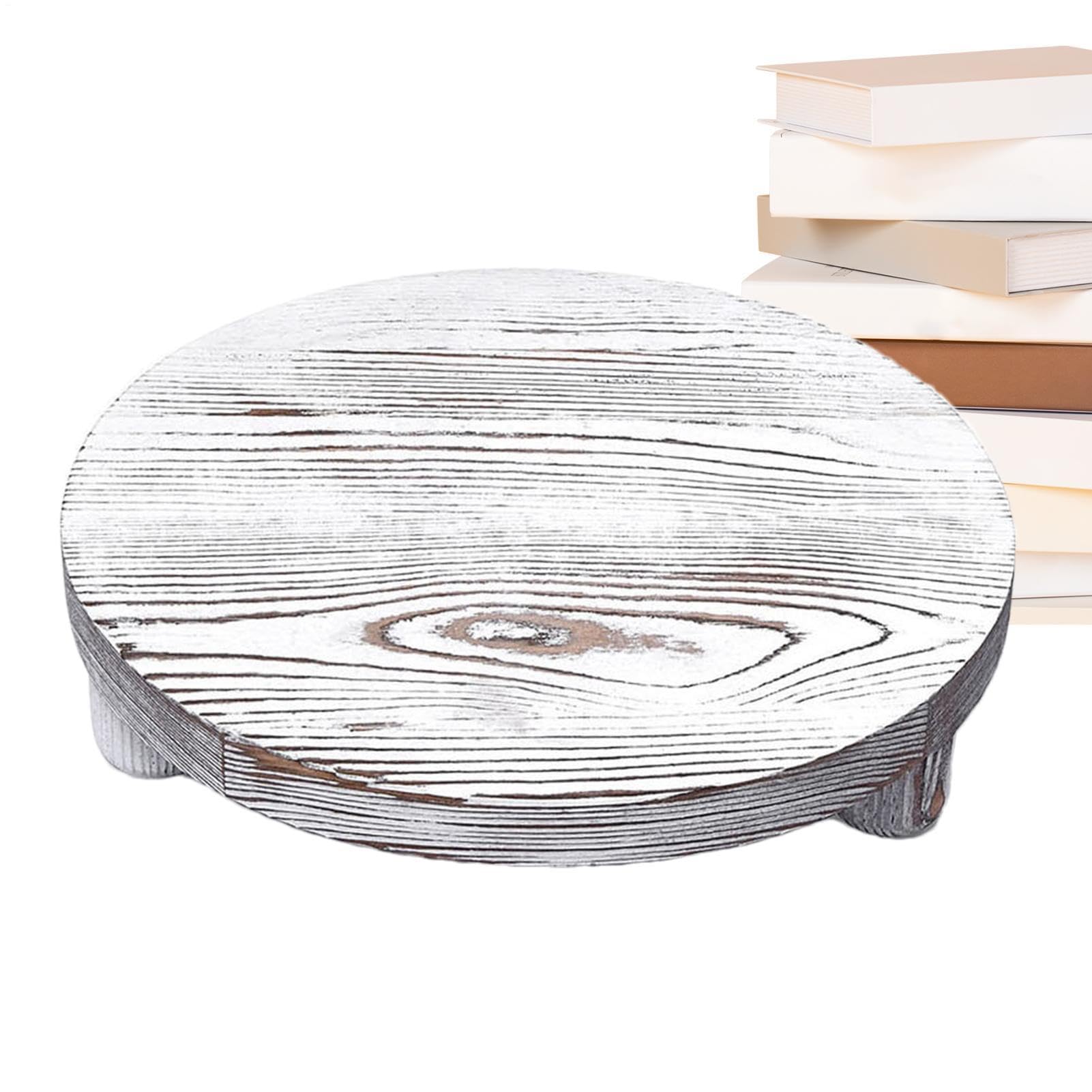 Centre de table en bois pour bougies et décoration de style campagne