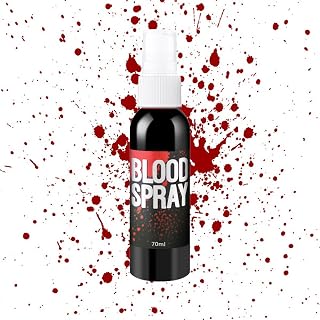 Fake Blood Spray,Halloween Easy Dry Flow Fake Blood Realistic Effects Blood Splatter,Fake Blood Washable for Clothes,Vampire,Fresh Monster Special Effects Makeup & Dress Up（1Pcs）