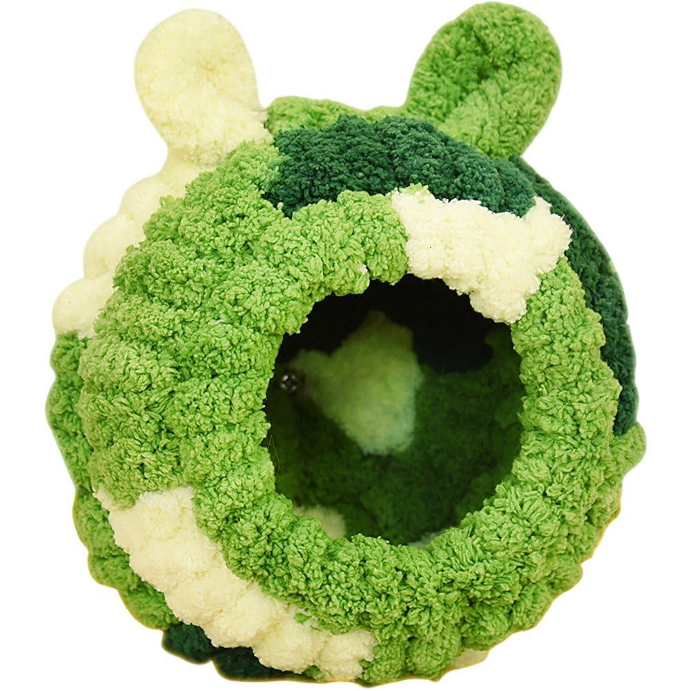 Ppmter Green Winter Bird Nest Bed Breeding House Winter Warm Bird Snuggle Hut For Budgies Parakeets Cockatiels Lovebirds Canaries