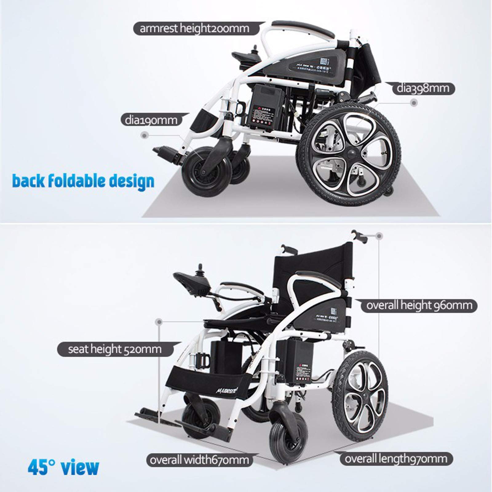 Folding Power Wheelchair By Vive Health FREE Shipping, 50 OFF