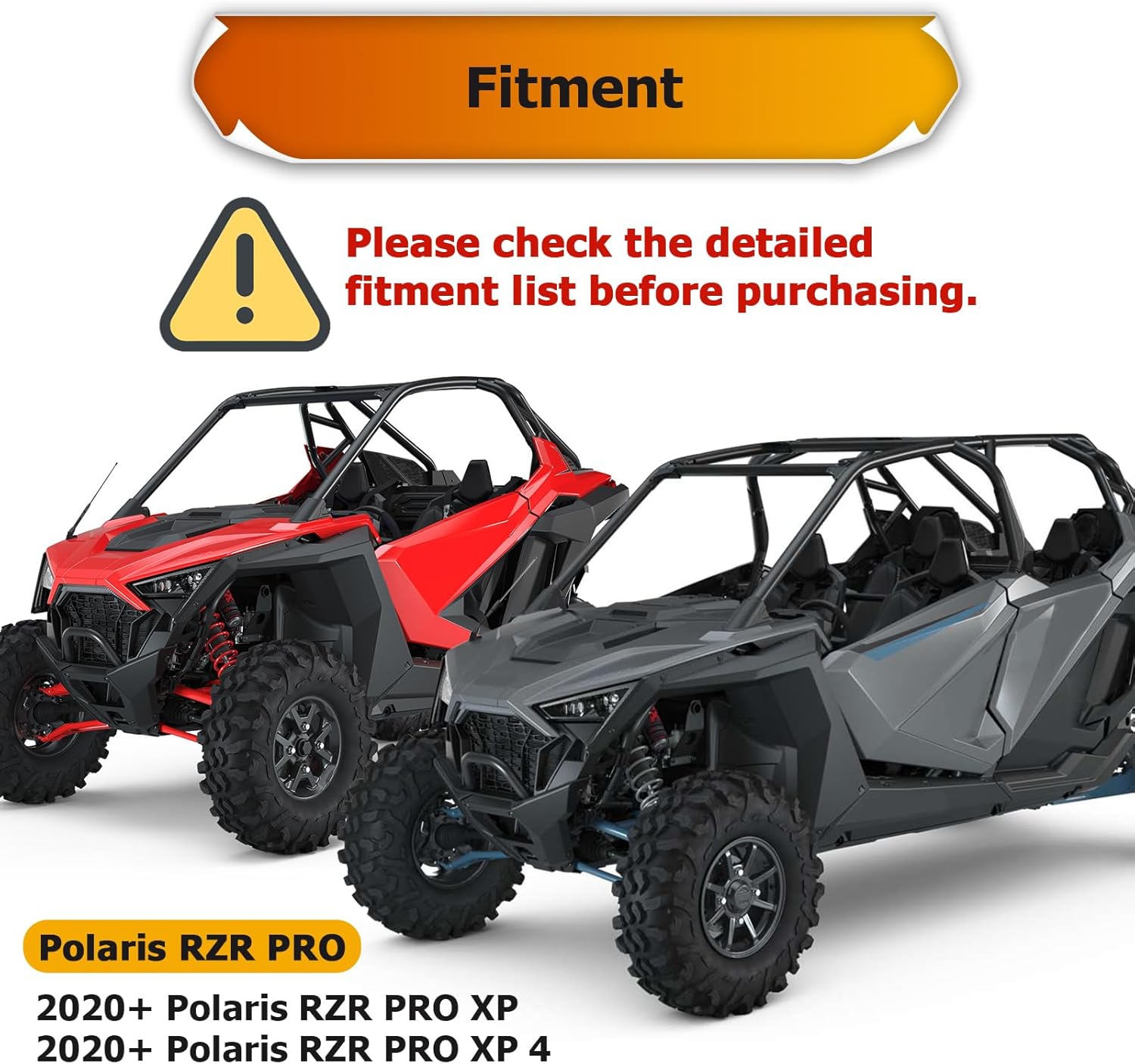 WeiSen 4500lb 12V Electric Winch Kit w/Winch Mount and Rocker Switch Compatible with Polaris RZR PRO XP 4 2020-2024, with Synthetic Line Hawse Fairlead and Hook Stopper