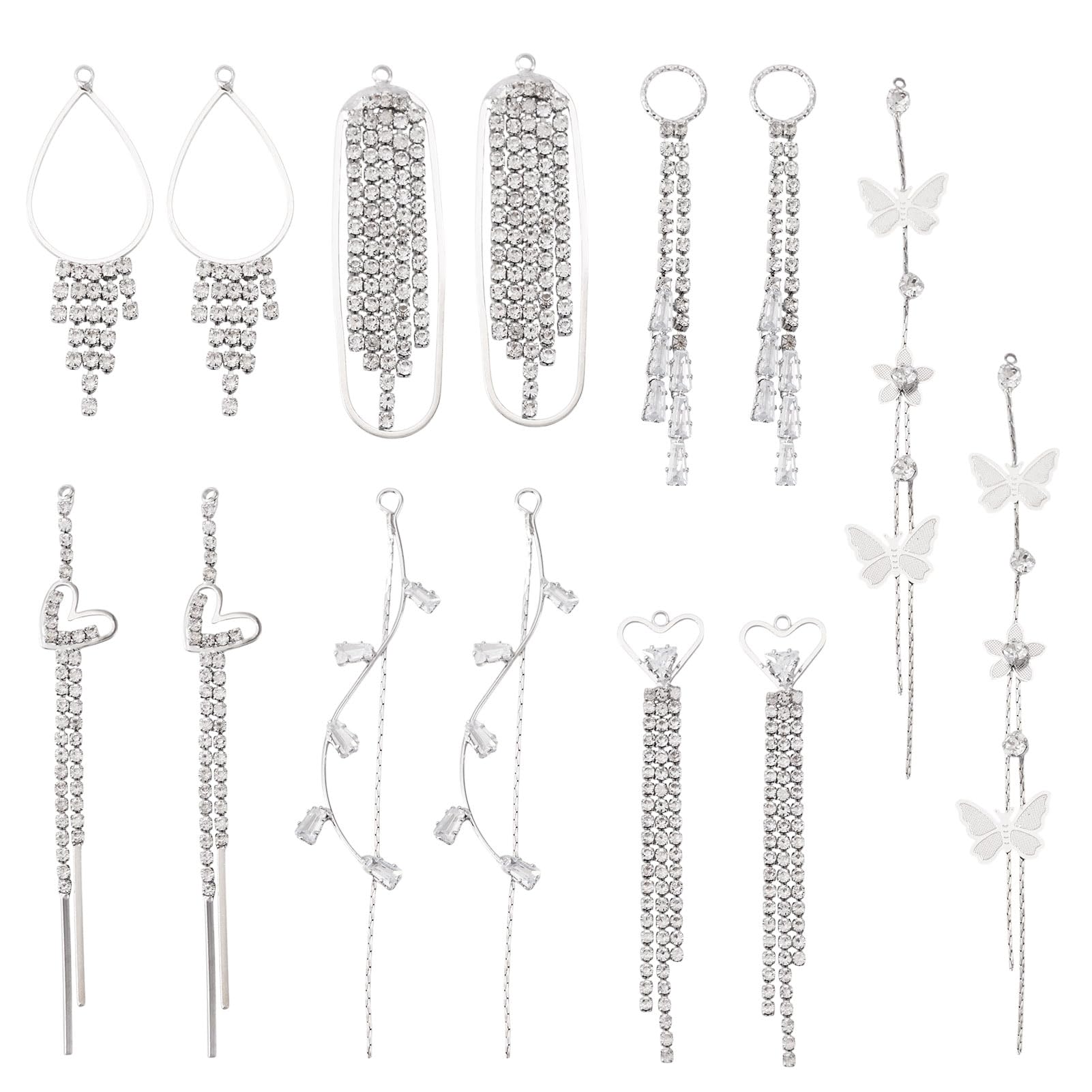 Pendentifs en cristal et oxyde de zirconium pour cadeaux faits main