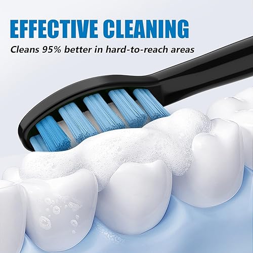 Miniatura 3 de SuitShine Cabezales de repuesto compatibles con cabezales de repuesto Philips Sonicare, cabezal de cepillo de repuesto Sonicare y más asas a presión