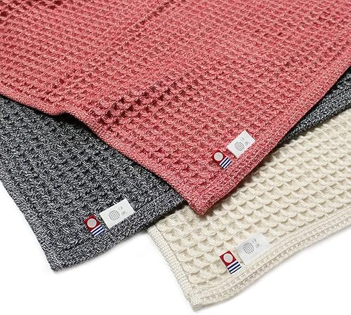 Miniatura 3 de Imabari Towel Japan IORI WAFFLE TOALLA (Toalla de baño (51.2x26.8 in), color blanco roto