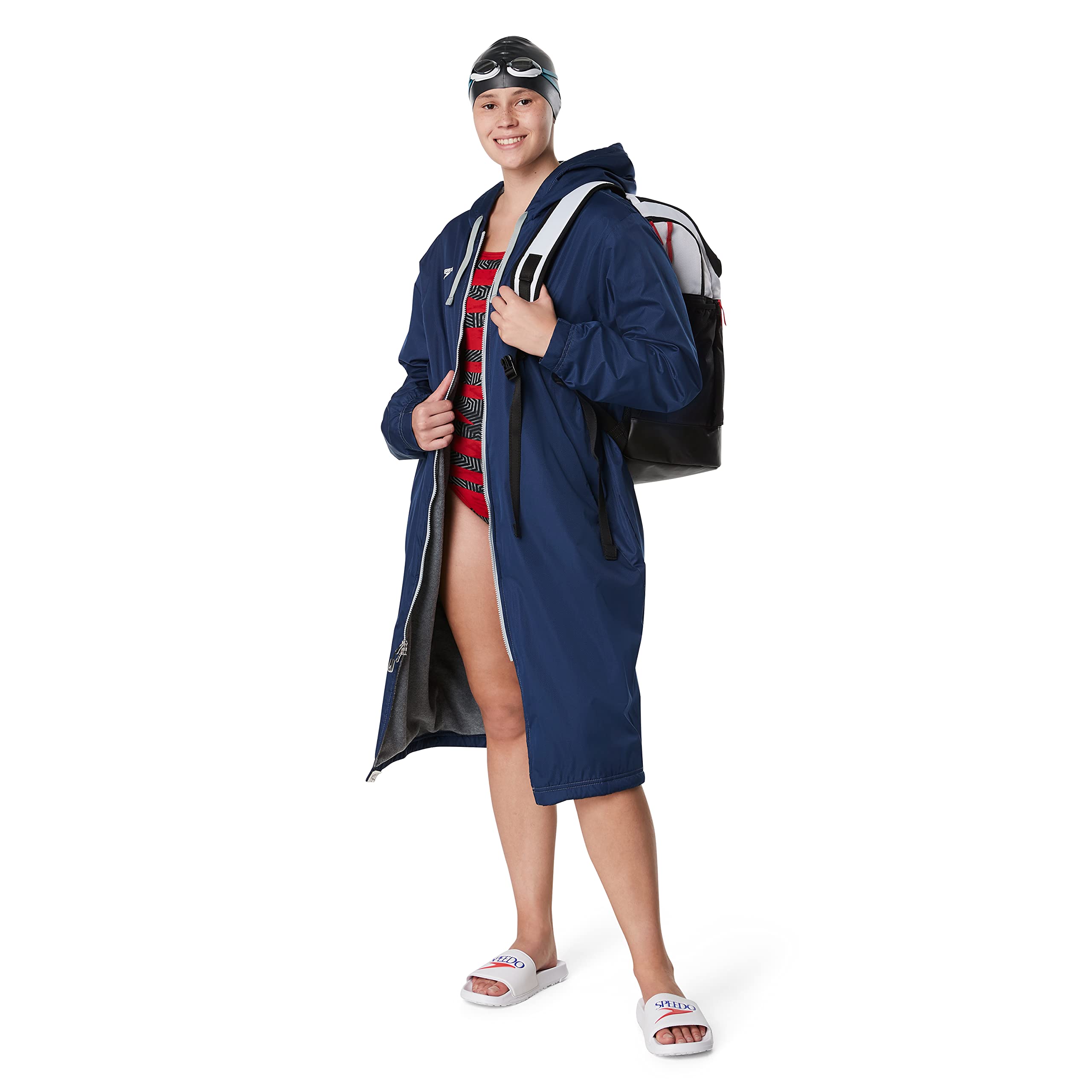 Speedo Traje de Baño Una Pieza Endurance+Cruz Volver Impreso Adulto Equipo Colores Disfraz de Mujer