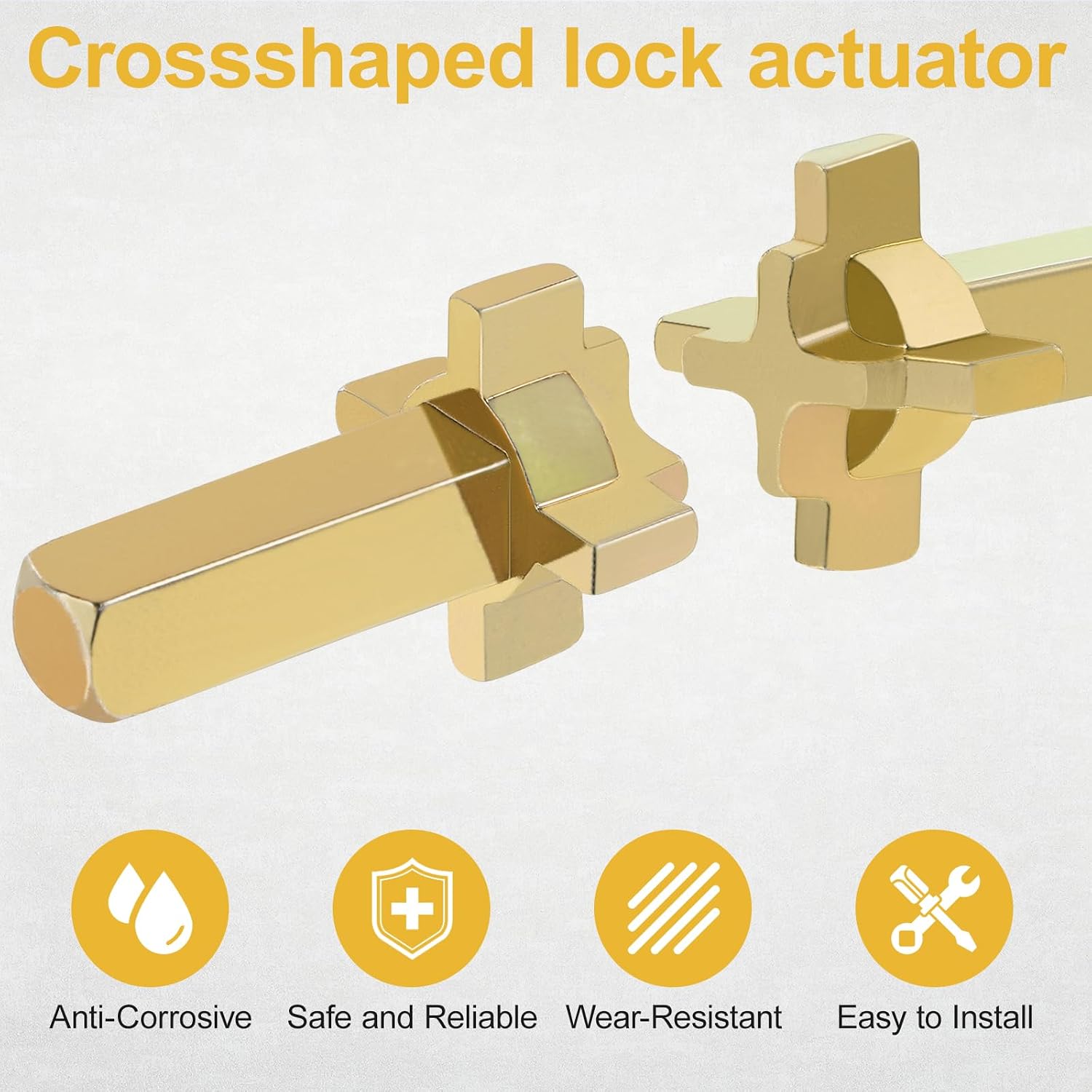 4 Pack Replacement Andersen hinged Patio Door Lock Actuator, Compatible with Andersen 400 Series Frenchwood Hinged in-Swing & Out-Swing Doors Handle, from 1988 to Present