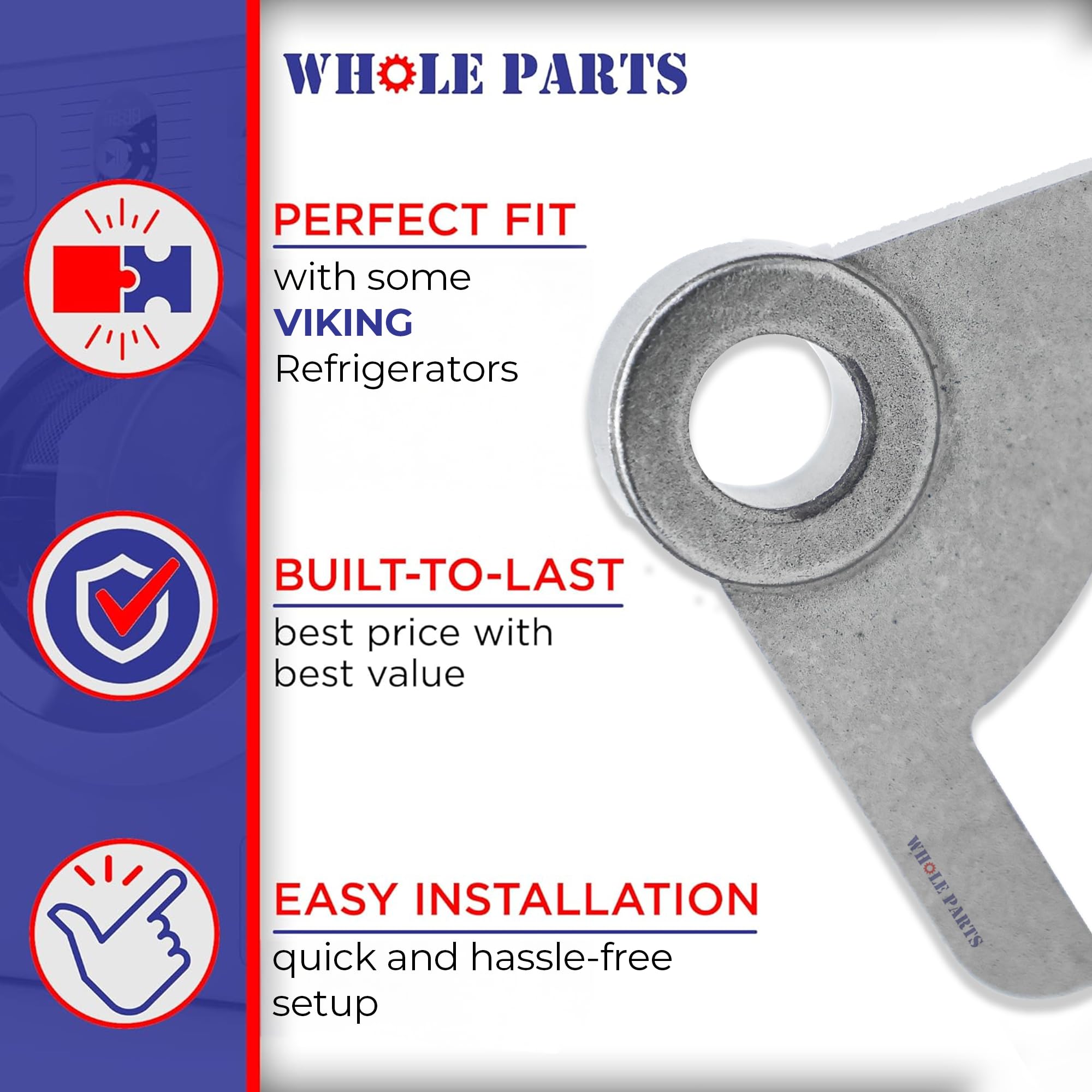 Amazon.com: Upgraded Whole Parts Refrigerator Bushing, Door Stop