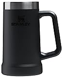 Stay-Chill Beer Stein 24 oz | Heavy Duty Big Grip Handle | Beer Tumbler Drink Cup, Holds 2 Cans | Insulated Stainless Steel Party Mug | BPA-Free