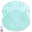 Ranphykx Makeup Brush Cleaner Mat, Silicone, Big Size, Green, Cleaning Pad with Suction Cup, Make Up Brush Cleaner