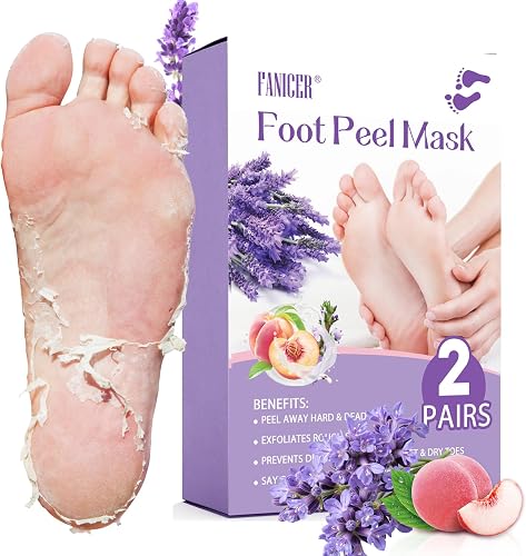 2 Paires Masque Pied Exfoliant Hydratant 