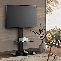 Artiss TV Stand Floor Standing TV Mount Bracket Shelf for 32" to 70" Screen Universal ±35° Swivel Adjustable Height Home...