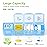 AUVON iMedassist Moisture-Proof Weekly Pill Organizer 4 Times a Day, Large 7 Day Pill Box Case with Portable Design for Travel, Removable Individual Containers Hold Vitamins, Supplements, Medications