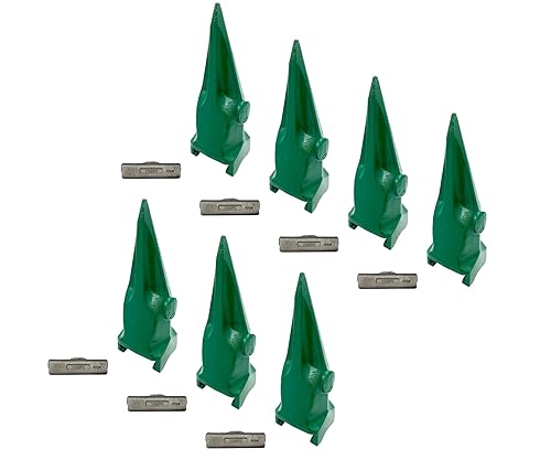 Cubo de excavadora solo Tiger Rock dientes wPins, compatible con ESCO Super V39 Series - V39VY (7)