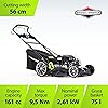Murray EQ2-700X Petrol Lawnmower Self-Propelled 4-in-1 Petrol Lawnmower 56 cm 75 L Grass Catcher Basket for Small and Medium Lawns Petrol Lawnmower with Briggs & Stratton Engine