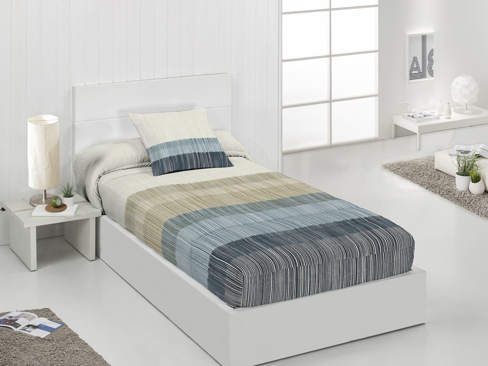 JVR | Edredón Ajustable Tamaño 90 Suave y Transpirable – Edredón Extrasuave Premium con Diseño Moderno para Todas Las Estaciones