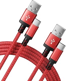 USB C Charger Cable 2pack 3ft 6 ft,3.1A Fast ChargeType C Charger Cable for Samsung Galaxy S10 S9 S8 S20 Plus A51 A11, Note 10 9 8, Sony Xperia XZ, HTC, LG, PS5，Fire HD 10 Tablet BraidedUSB C Cable