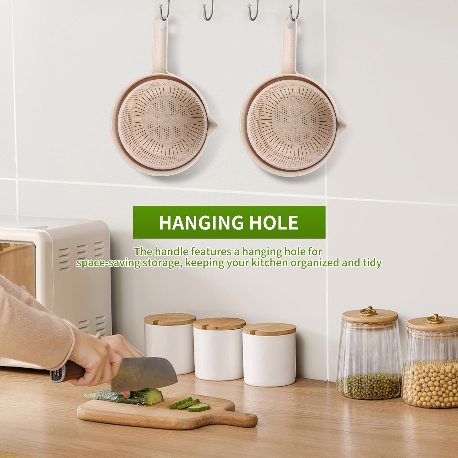 Salatschleuder 3-in-1 Mit Sieb & Deckel - Praktischer Gemüsetrockner Für Die Küche