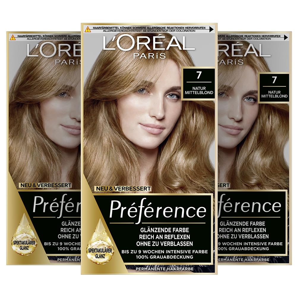 L'Oréal Paris Préférence coloración, set de coloración de 3 unidades