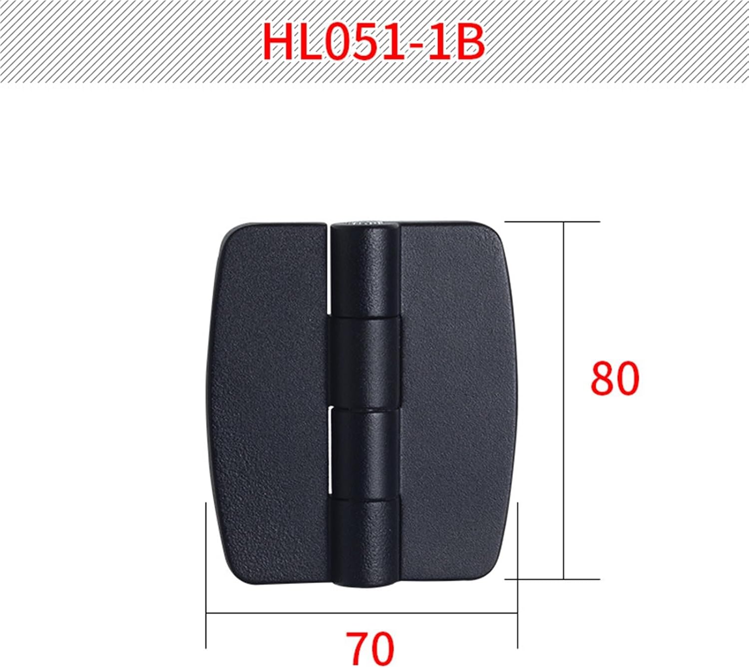 Hl051-1 Zinc Alloy Thickeneded Foldableing Hinge Flat-Open Equipment Distribution Box Electric Cabinet 1Pcs(HL051-1B)