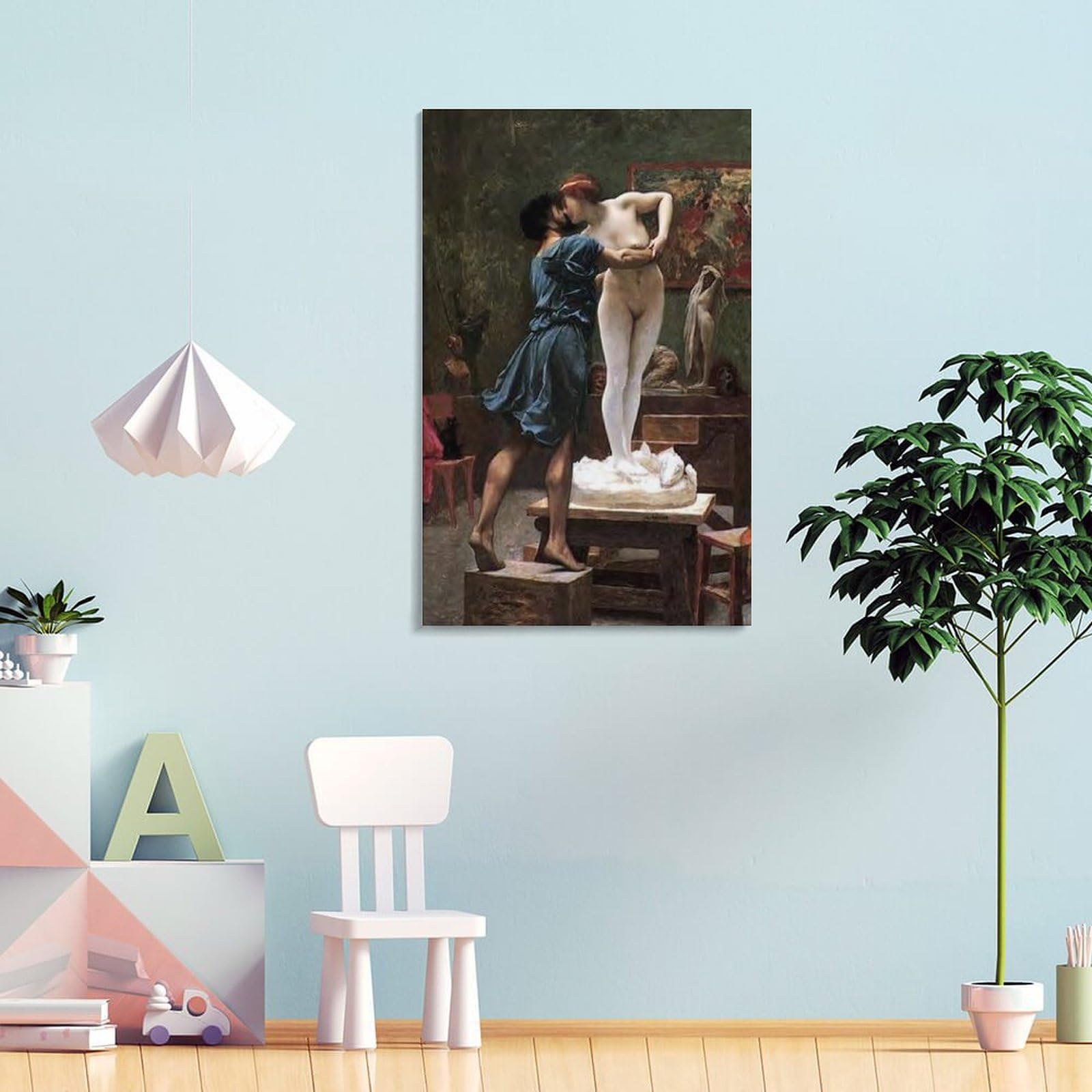 Amazon.co.jp: ジャン＝レオン・ジェロームの「ピグマリオンとガラテア