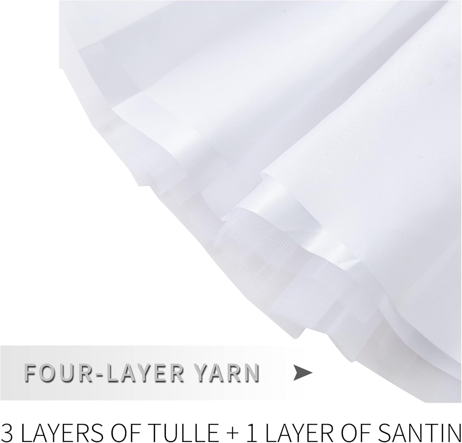 Vista 2 de Jastore Vestido de ballet de princesa con lentejuelas y estrellas en capas para niñas de 2 a 8 años