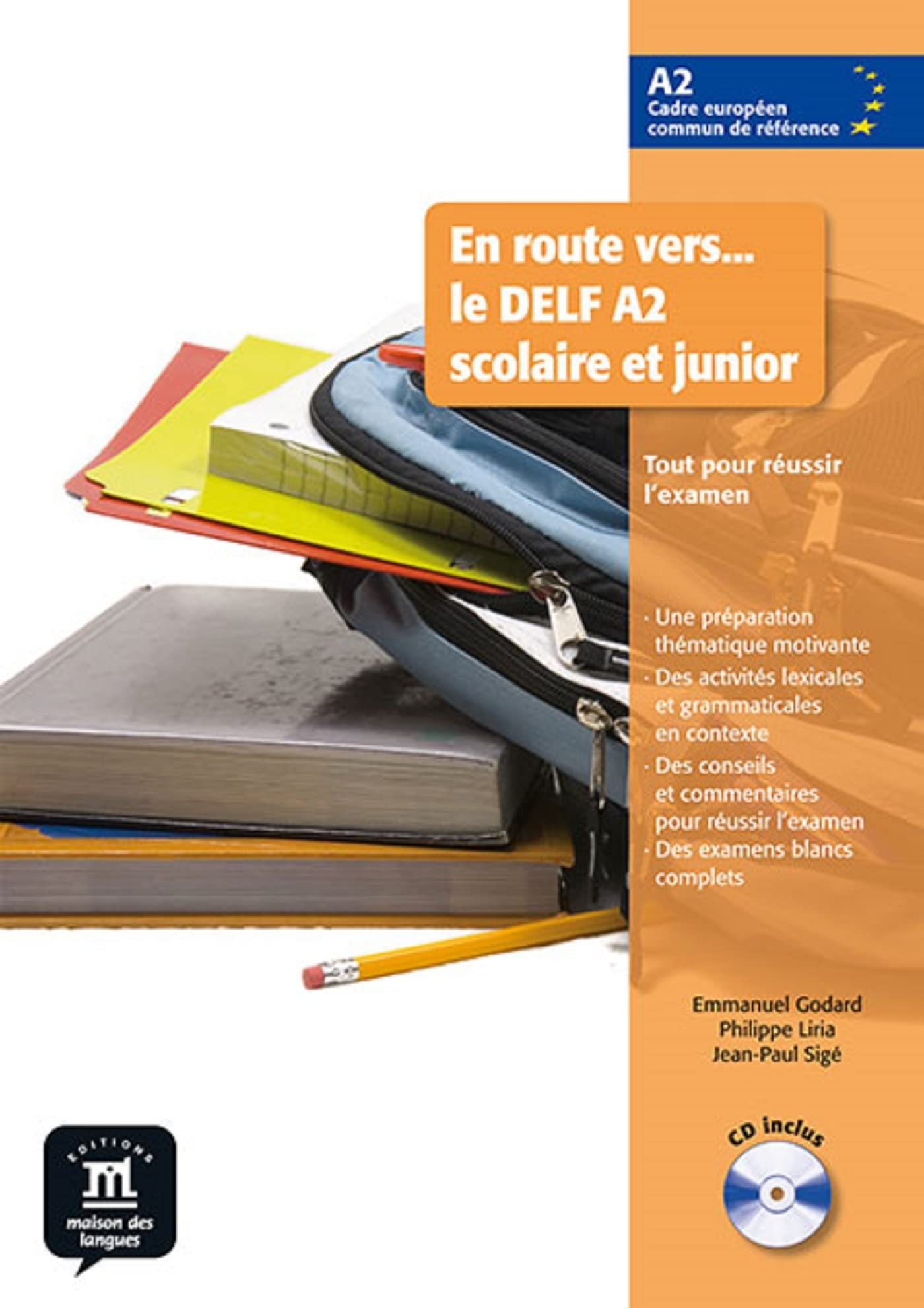 En route vers le DELF scolaire et junior: Livre + CD (A2)
