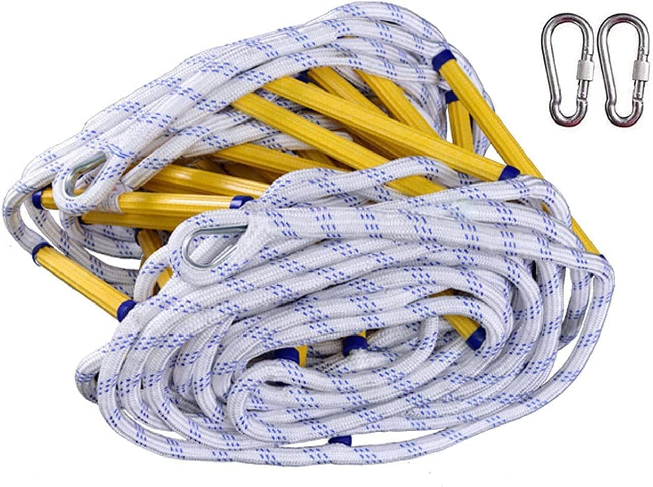 Échelle de Secours, Échelle de Corde de Secours, Échelles de Corde, Échelles de Secours d'urgence avec Crochets, Échelle de Corde de sécurité Ignifuge