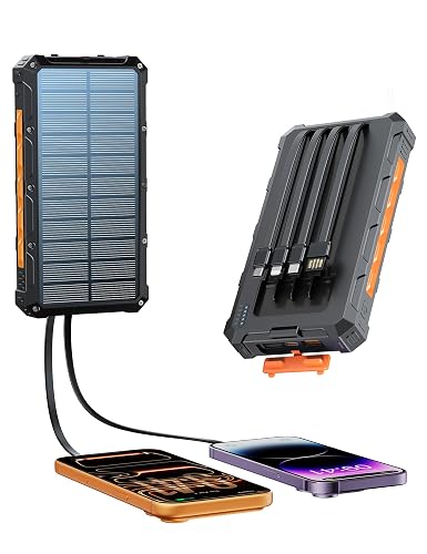 Solar Charger Portable Power Bank 20000mah product photo (Solar Chargers) — ScooterReviewPro review