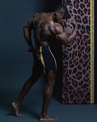FIED IFBB 15inch Mensphysique Board-Shorts Posing Trunks Competition NPC Summer