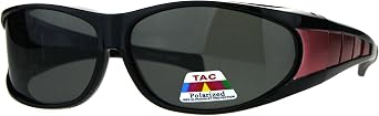 TAC Polarized Lens Fit Over Sunglasses Over The Glasses Large Oval Frame