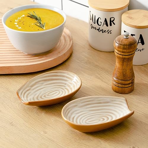 Miniatura 4 de Hasense Soporte para cuchara para estufa y encimera de cocina, soporte grande resistente al calor para espátula, cucharones, pinzas, soporte para