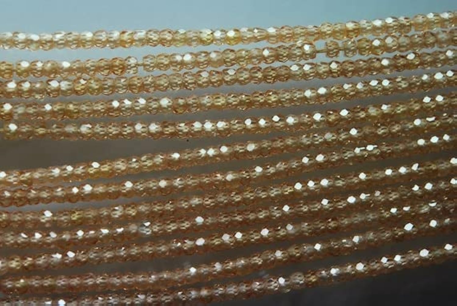 Zircon facetté marron 3mm LKBEADS, idéal pour créer vos bracelets bohèmes