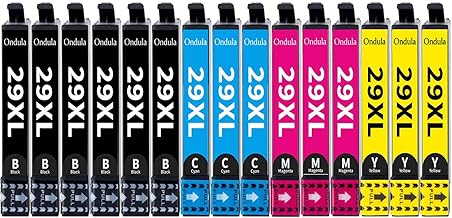 Ondula 29XL Compatible Ink Cartridges for Epson 29XL Replacement for Expression Home XP-235 XP-245 XP-247 XP-255 XP-257 XP-332 XP-335 XP-342 XP-345 XP-352 XP-355 XP-432 XP435 15--Pieces