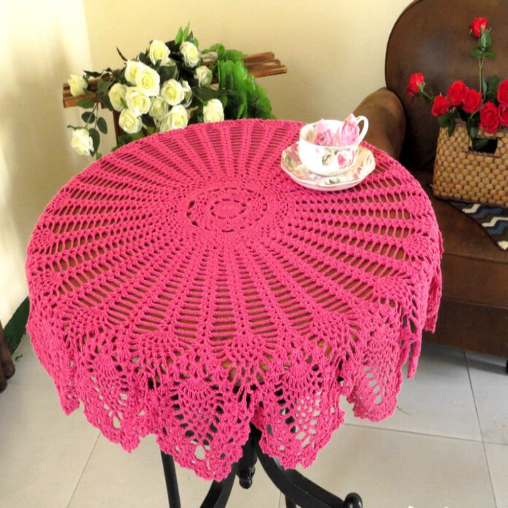 Crochet Pineapple Placemat Set Only New Crochet Patterns