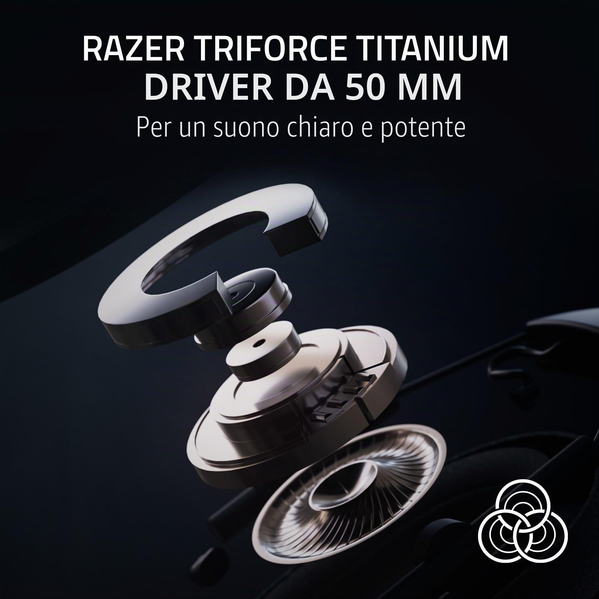 Razer Blackshark V2 Pro (Xbox) - Cuffie E-Sports senza fili per Xbox S|X & One (Membrane Triforce da 50 mm, HyperSpeed Wireless 2,4 GHz, Microfono HyperClear rimovibile) Bianco (Refurbished)