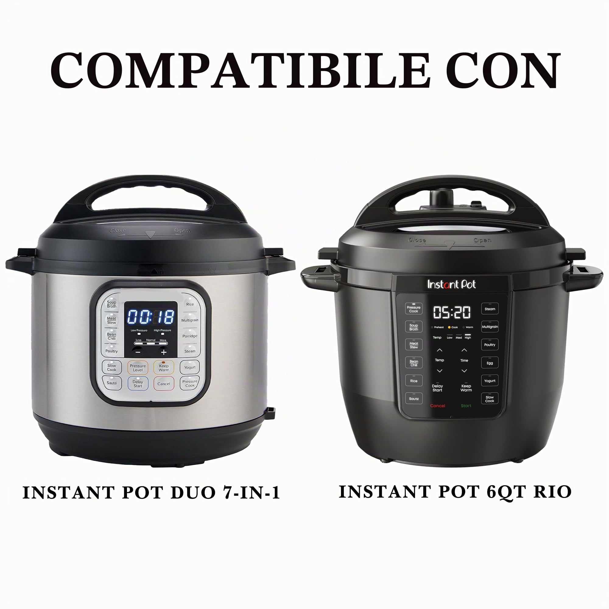 Linkidea - Ciotola interna in acciaio inox per cuociriso, compatibile con Instant Pot Duo 7-in-1, lavabile in lavastoviglie, senza rivestimento