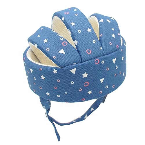 Miniatura 17 de Casco de seguridad para bebé, protector de cabeza para niños pequeños, cojín de cabeza para bebé, arnés protector de cabeza suave ajustable para