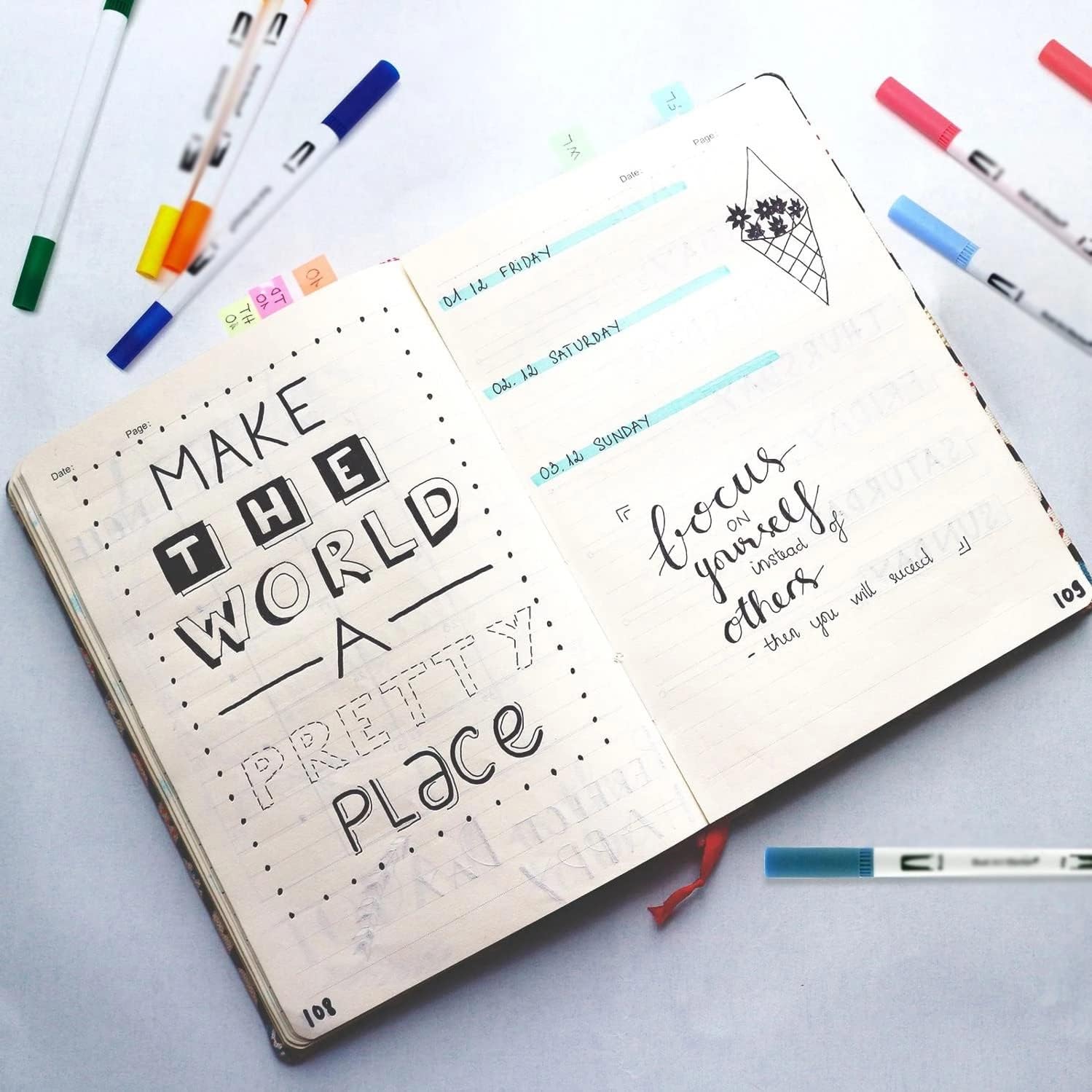 Markers Set Colors Tip Brush Pen Drawing Painting Watercolor Art Marker Pens for Manga Supplies