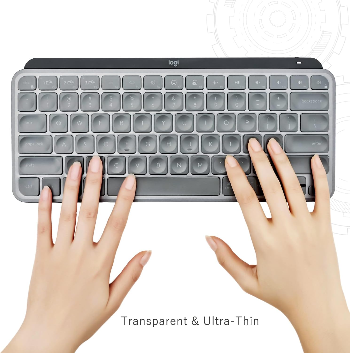 Keyboard Cover for Logitech MX Keys Mini (US Layout) - Ultra Thin, High Transparency Keyboard Cover Keyboard Protector Skin