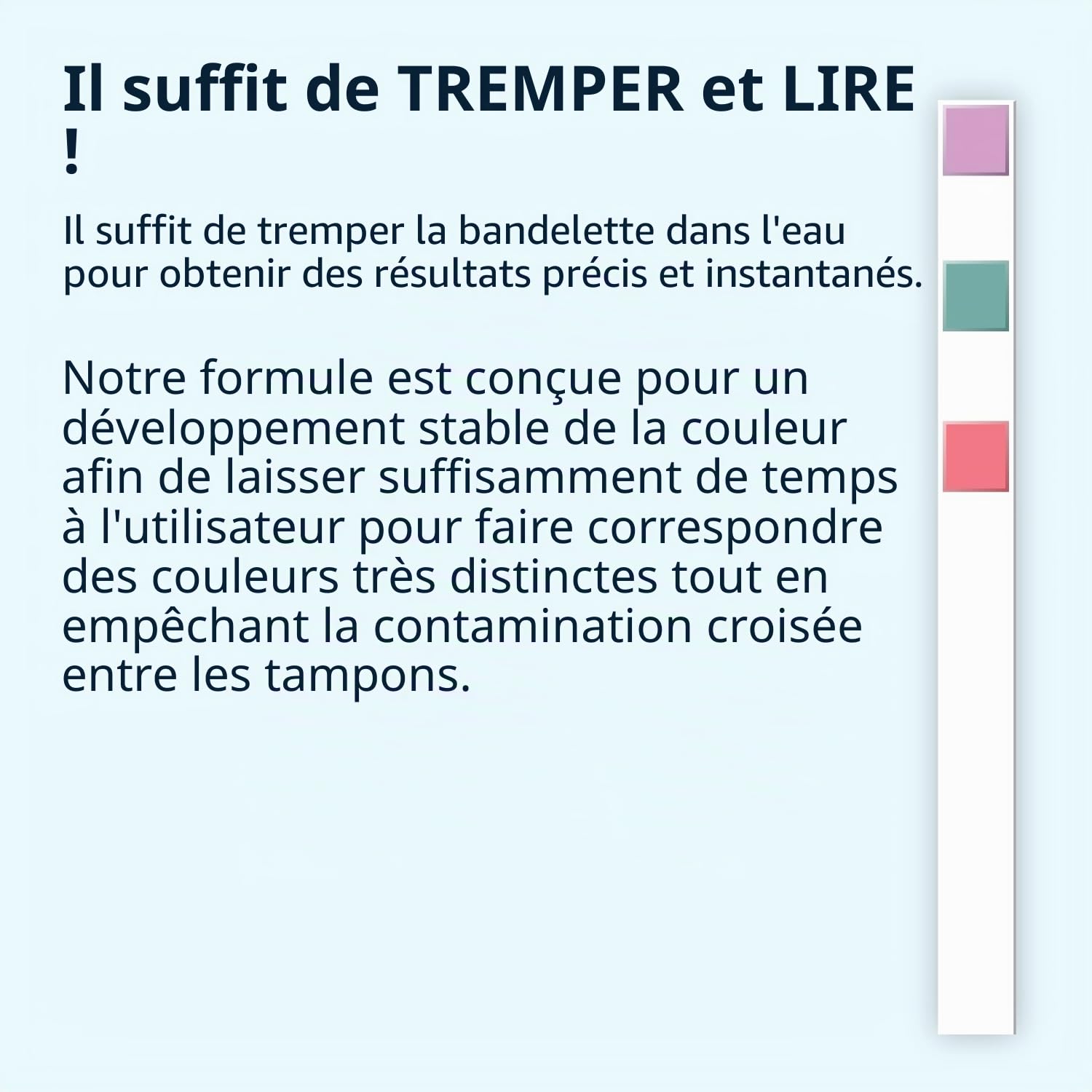 LaMotte Insta-TEST Kit de bandelettes de test pour cuivre et fer