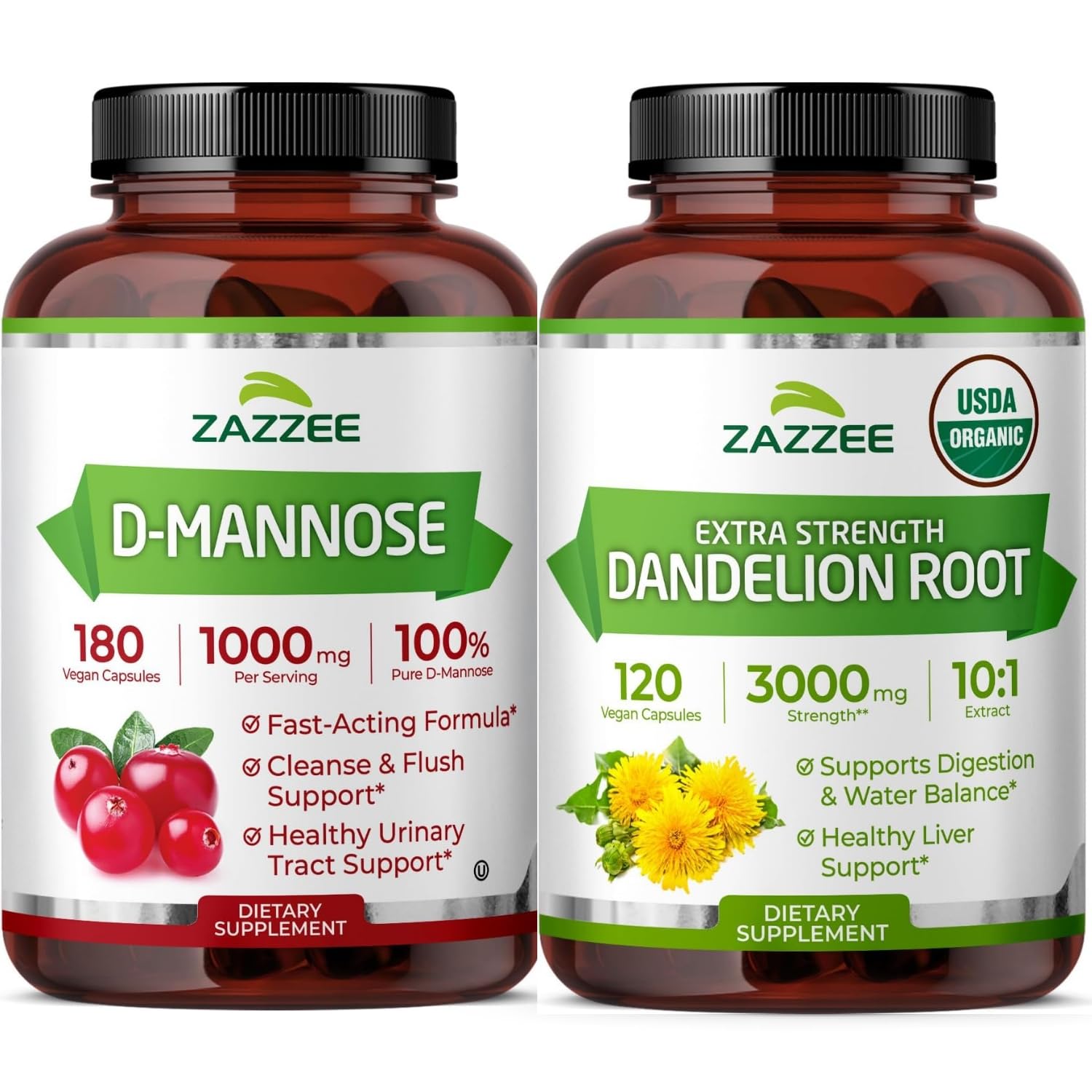 Amazon.com: Zazzee Urinary Tract Cleanse & Detox Bundle | USDA