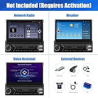 SIXWIN 1 DIN Android 13 Autórádió 7" Kihúzható Érintőképernyővel - CarPlay, Mirrorlink, Bluetooth, WiFi, GPS, 64GB Tárhely, Tolatókamerával 9