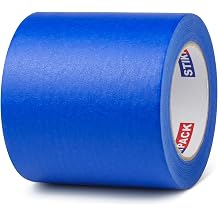 Wide Painters Tape 4 inch x 55 yds, Extra Wide Blue Masking Tape for Laser Cutting, 3D Printing, and Painting, Removes Cleanly with No Residue