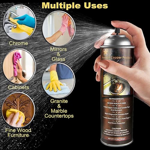 Miniatura 6 de Premier Copper Products KSP3_KSDB30199 - Fregadero de cocina de cobre de 30 pulgadas y paquete de drenaje