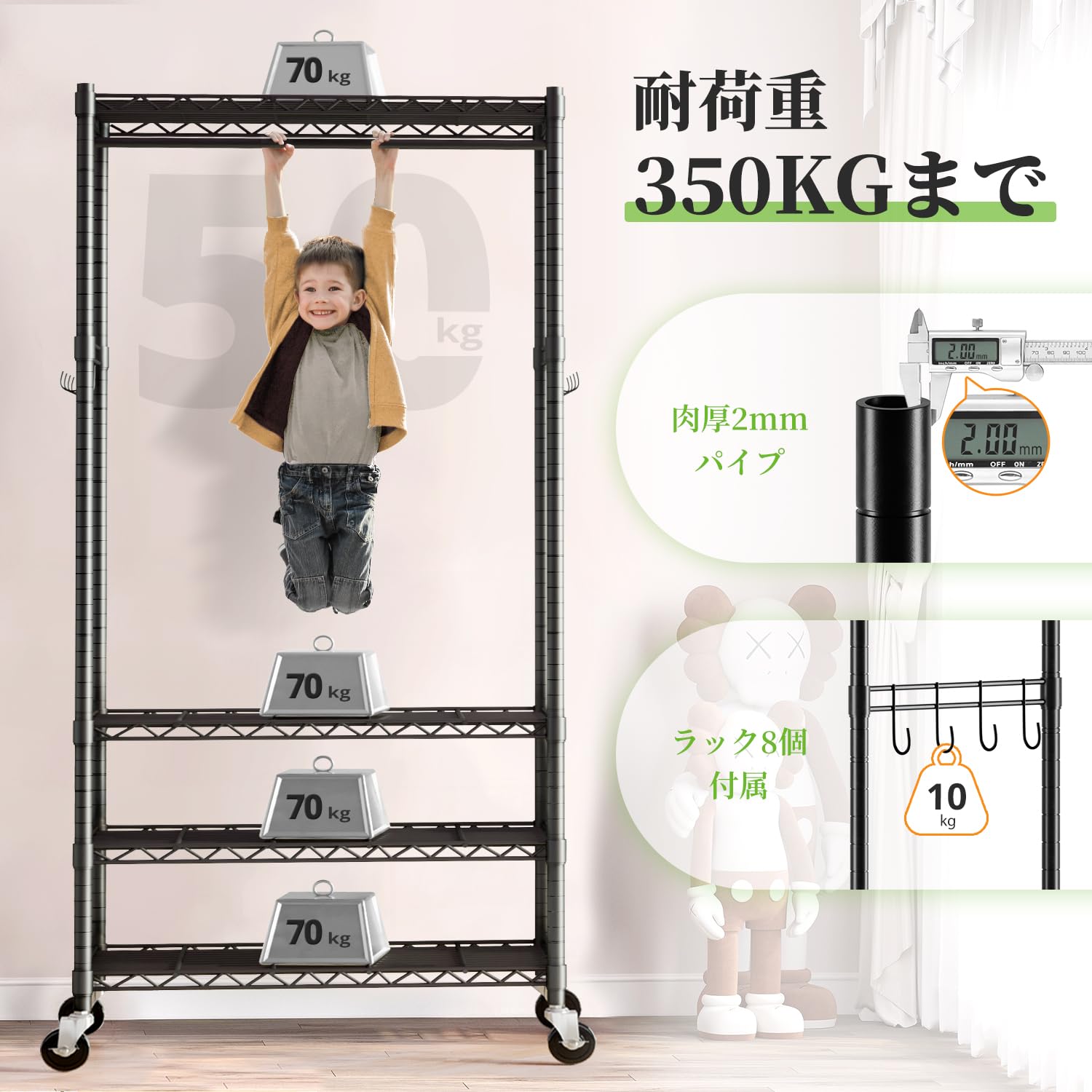 Amazon｜HOKEEPER ハンガーラック ワードローブ クローゼット