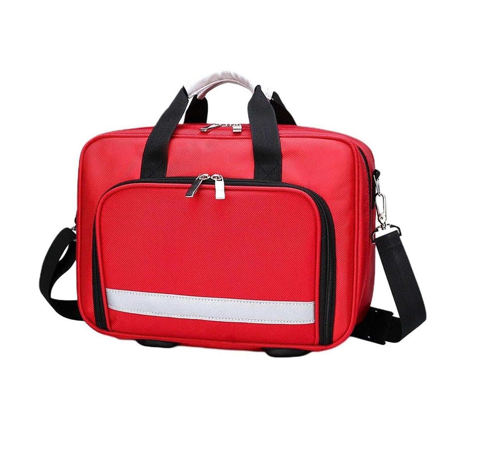 Borsa Pronto Soccorso vuota, Campeggio Kit di primo soccorso Borsa vuota Borsa medica impermeabile Borsa di stoccaggio medico con tracolla Tuta da viaggio multifunzione
